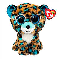 Мягкая игрушка глазастик TY Beanie boo's Леопард COBALT 15 см 36691