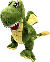 М'яка іграшка "Дракон Дінго темно-зелений" 23 см