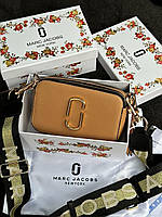 Женская Сумка Marc Jacobs The Snapshot Beige Premium