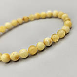 Браслет 100% натуральний бурштин (не прес, не плавка) шар 7 мм вага 4,2 г, фото 3