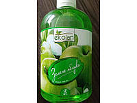 Жидкое мыло Зеленое яблоко 0,5л ТМ EKOLAN дозатор OS