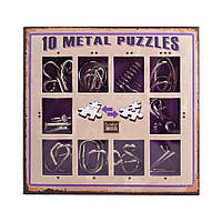 Набор головоломок 10 Metall Puzzles violet 10 головоломок Eureka 3D Puzzle 473359 , Toyman