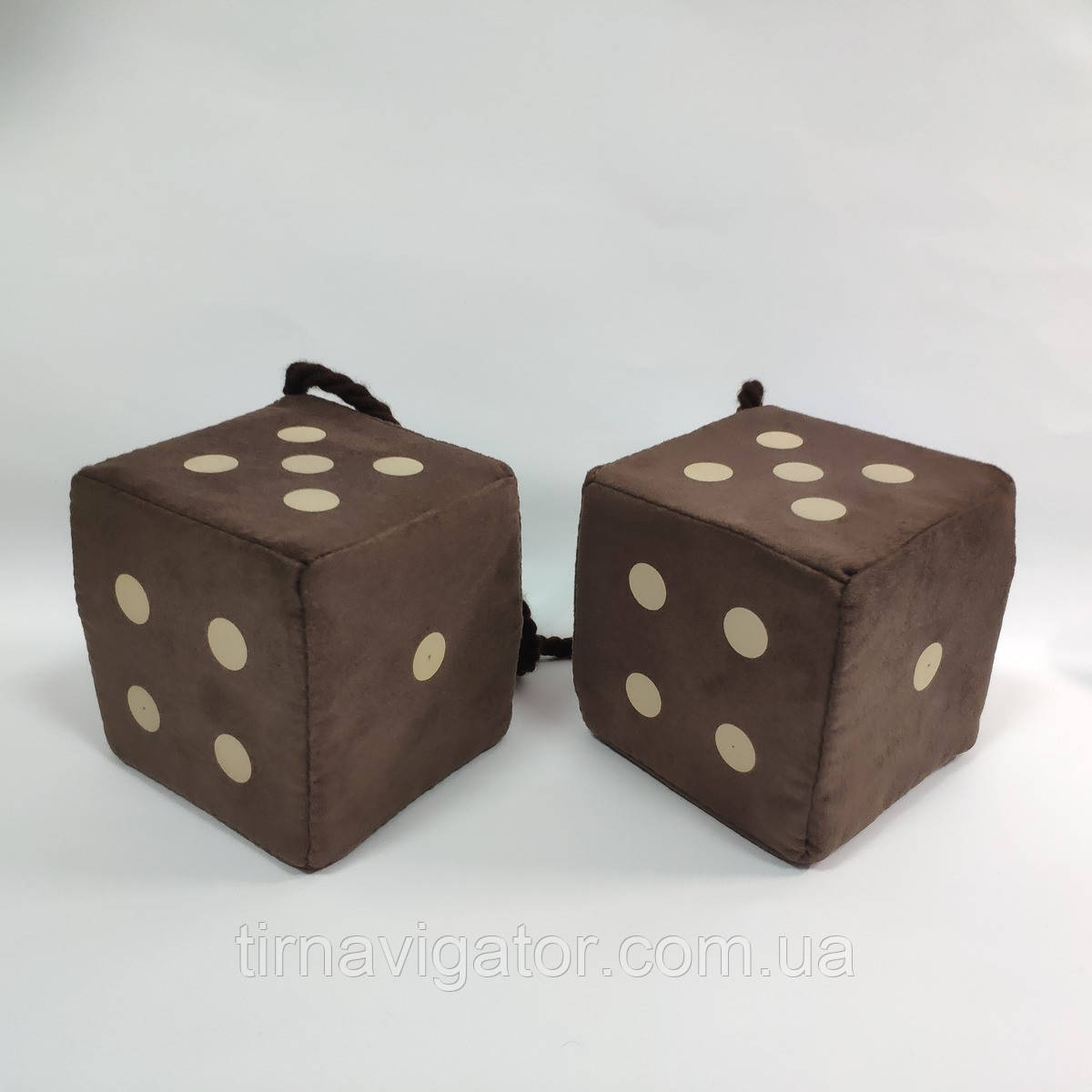 Кубики декор без лого 10*10 коричневі (2шт), фото 1