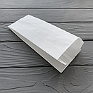 Пакет саше білий 230х90х50мм 65гр/м2 (середньої жиростійкості) 208Ф, фото 2