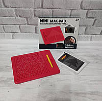 Магнитный планшет magpad конструктор для рисования детский, магнитная мозаик для развития моторики 22х18