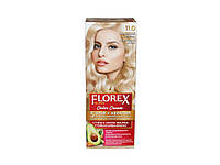 Крем-краска Жемчужный блонд для волос КЕРАТИН 11.0 ТМ Florex OS