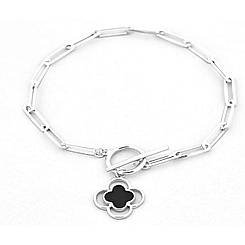 Срібний браслет застібка-тогл