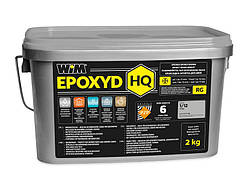 Епоксидна затирка фуга WIM EPOXYD HQ колір 1/10 Манхеттен (Вім Епоксид) двокомпонентна для швів плитки відро 2 кг
