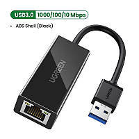 Сетевой адаптер 1000Mbps UGREEN USB 3.0 to RJ-45 Gigabit Ethernet