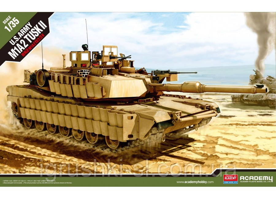 Збірна модель (1:35) Танк U.S. Army M1A2 Tusk II