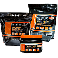 Набираємо Масу! Протеїн Німеччина Персик 2 кг + Гейнер 3 кг + Креатин!