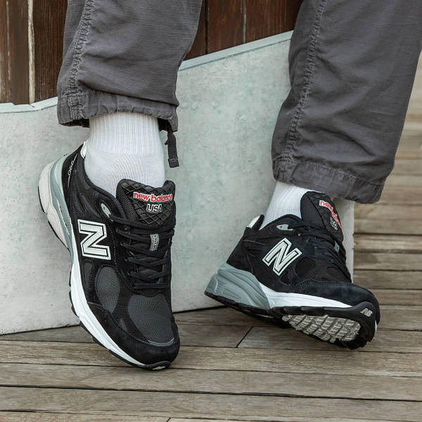 New Balance 990 v3 Black White 990 3 Krosonavtik 2033131007