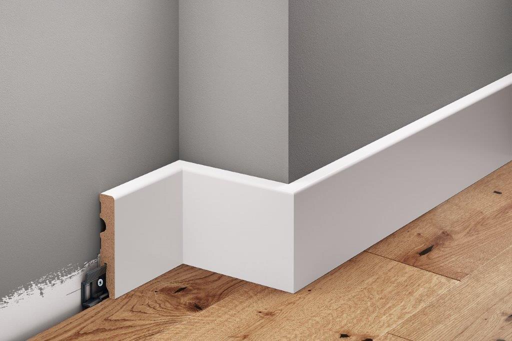 Плінтус Cezar LP-080145 (80х15х2200) мм, фото 1