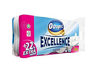 Туалетная бумага 8шт 3 слойная Excellence Lotion150ведр ТМ Ooops! OS