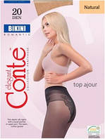 Колготки жіночі класичні без малюнка Conte Bikini 20 den