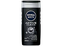 Гель для душа 250мл мужские ACTIVE CLEAN ТМ NIVEA OS