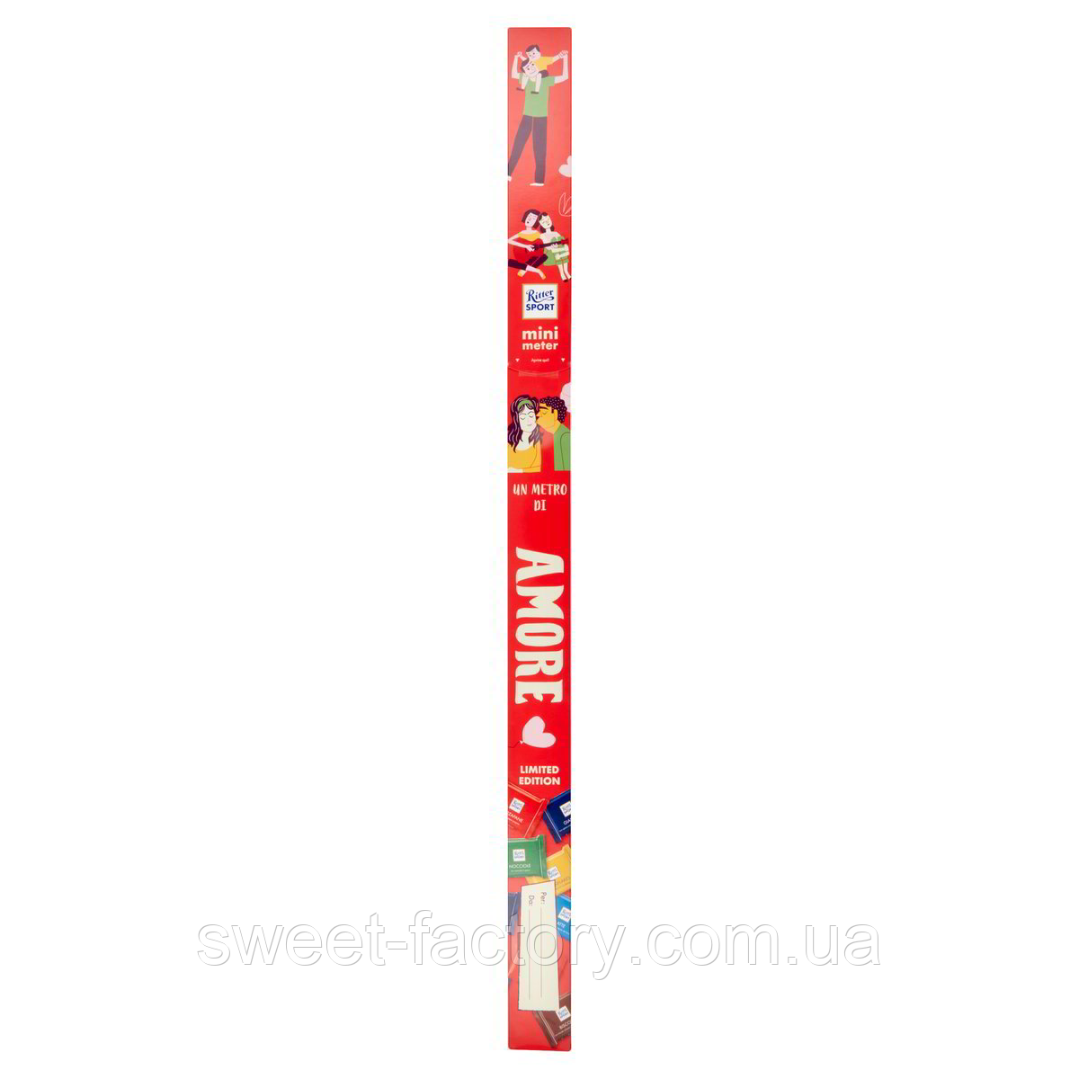 Ritter Sport Mini Meter Un Metro Di Amore 60s 1000g