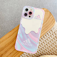 Чохол для iPhone 13 Pro Max Adidas Ice Cream з кольоровим захистом об'єктива Рожевий