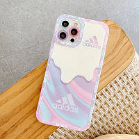 Чохол для iPhone 13 Adidas Ice Cream з кольоровим захистом об'єктива Рожевий