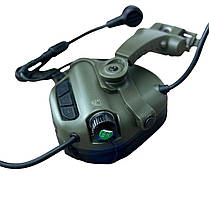Активні навушники Earmor M32X Mark 3 Dual Com MilPro + 2 кріплення (війна версія), фото 4