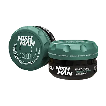 Крем для укладання волосся Nishman Natural Cream Pomade М8 100мл