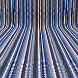 Ковролін на гумовій основі синя смужка MULTI STRIPE 6936, фото 3