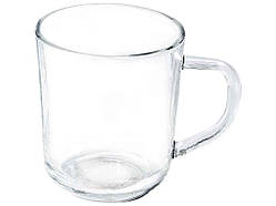 Чашка 230мл 9304-6 скляна без малюнку ТМ SNT