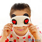 Маска для сну дитяча Perfect Панда Red Hearts, фото 9