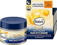 Нічний догляд проти морщин Balea Nachtcreme Q10 Anti-Falten, 50мл