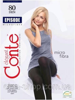 Колготки жіночі мікрофібра Конте Conte Episode 80 den