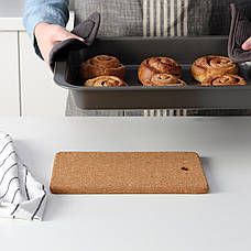 Підставка під гаряче IKEA HEAT коркове дерево 2 шт 23x17 см 105.211.70, фото 3