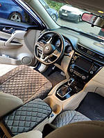 Авто накидки Авто чохли на сидіння Широкі для Мерседес В220 (Mercedes S W220) с 1998 - 2005 г 4matic Серый