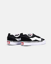 Жіночі Кеди Vans KNU Skool Black White / Ванс КНУ Скул Чорні з Білим, фото 6