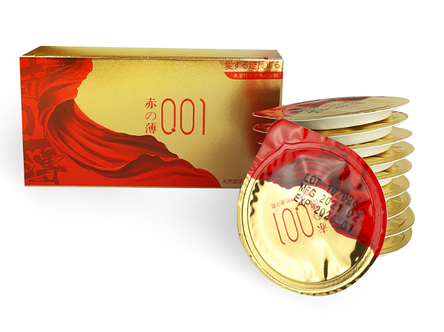 Презервативи OLO RedGold із продовжуючим ефектом (по 1шт), фото 1