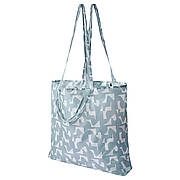 Сумка-шопер IKEA SKYNKE 45*36 см блакитний 505.619.65