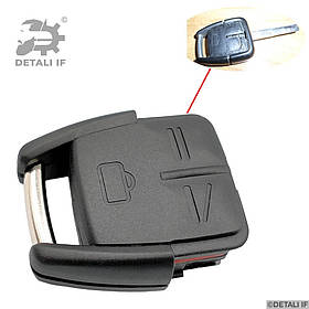 Корпус ключа Frontera ключ Opel 3 кнопки з индикатом 5WK48699