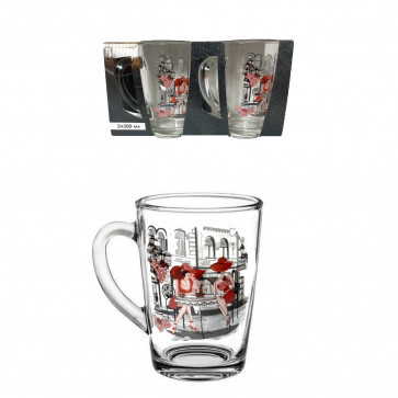 Набір кухлів ОСЗ Капучино 300 мл 2 шт (8241/1334), фото 1