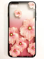 Чохол для iPhone 6 Plus/6s Plus Remax Cover Glamour Series великі квіти рожевий