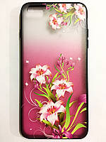 Чохол для iPhone 6 Plus/6s Plus Remax Cover Glamour Series квіти рожевий