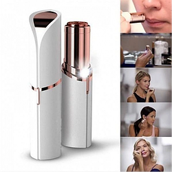 Жіночий тример депілятор для обличчя Flawless епілятор у стилі губної помади працює від батарейки AA