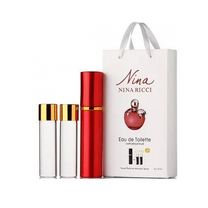 Мініпарфуми жіночі з феромонами Nina Ricci Nina 3х15 мл