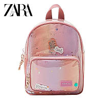 Дитячий, рожевий, легкий, милий рюкзак zara