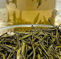 Чай зеленый элитный Пурпурный Лунцзин "Вершина Дракона" 250 гр крупнолистовой