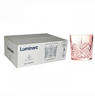 Набір рожевих склянок низьких Luminarc Зальцбург 300 мл 6 шт (P9167) HD