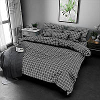 'Графитовый квадратик' - Комплект постельного белья 'Бязь Голд', Размер: Двуспальный - Дизайнерская Бязь