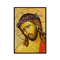 Икона Спасителя Иисуса Христа в терновом венце 10 Х 14 см