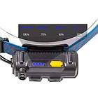 Ліхтар налобний BL-W691-2COB (white+red+RGB), Motion Sensor, вбудований акумулятор, ЗУ Type-C, фото 3