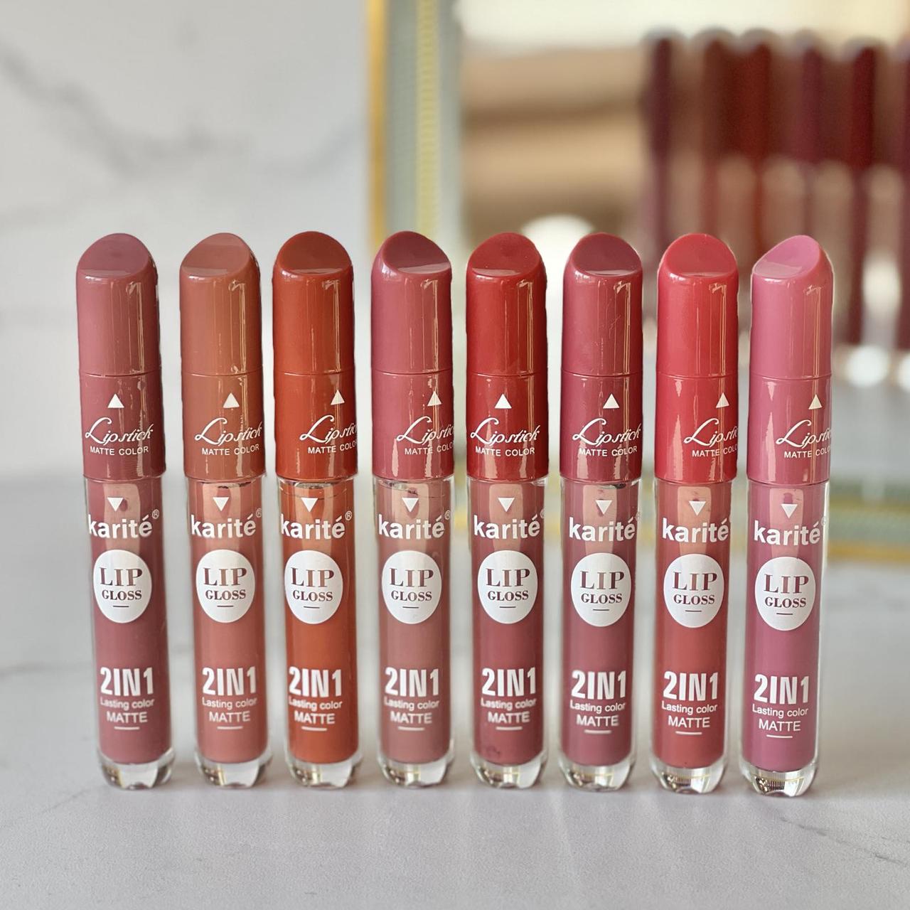 Помада 2в1 Karite Lasting Color Matte