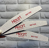 Пилка для нігтів Heart Half 80/100