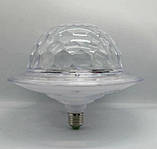 Лампа на патрон 220 V тарілка-сфера ВТ | Диско-лампочка RD-7202, фото 5